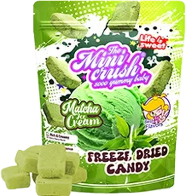 Matcha Freeze-Dried Ice Cream